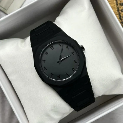 Black Arabic Aura Watch