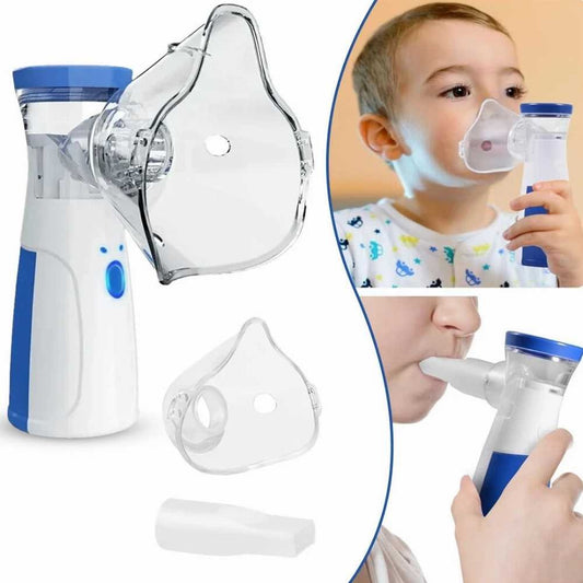 Silent Portable Mesh Nebulizer | Compact USB-C Inhaler for Kids & Adults