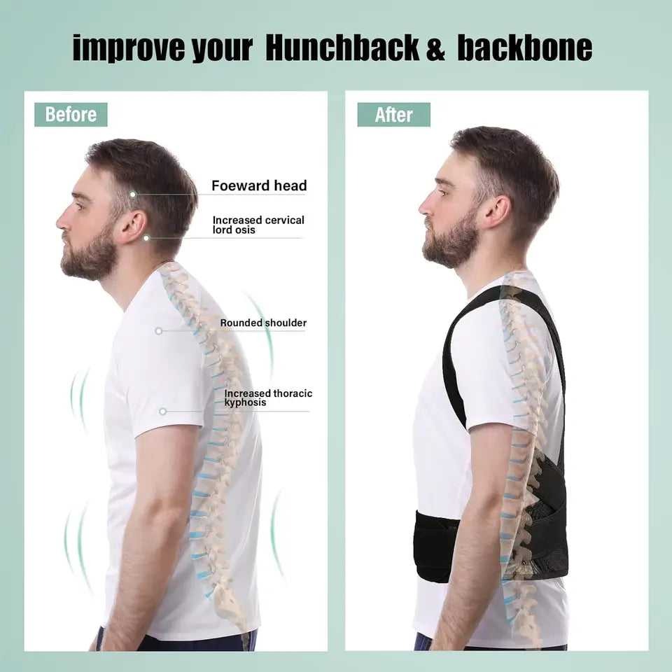 Instant Posture Corrector|Back Shoulder Neck Support Brace for Pain Relief