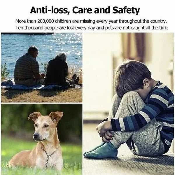 Mini GPS Tracker|Waterproof Portable Real-Time Tracker with Voice Monitoring