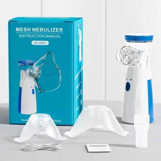Silent Portable Mesh Nebulizer | Compact USB-C Inhaler for Kids & Adults